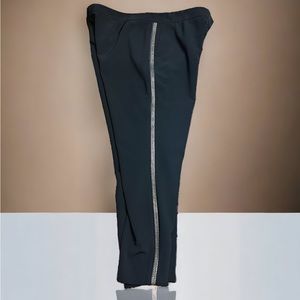 Lafayette 148 NY Manhattan Pants Beaded Side Seam Plus Size 18